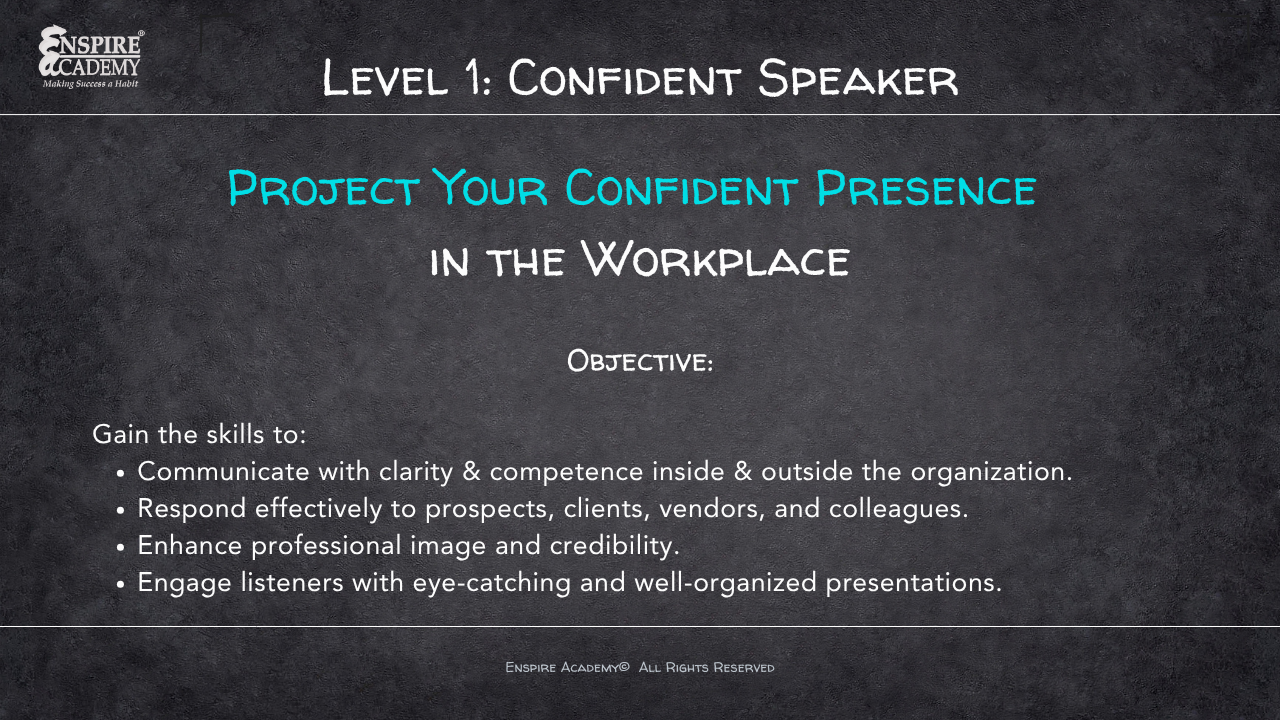 Become a Confident Communicator – For Executives